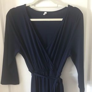Pinkblush Navy maxi dress size:1x